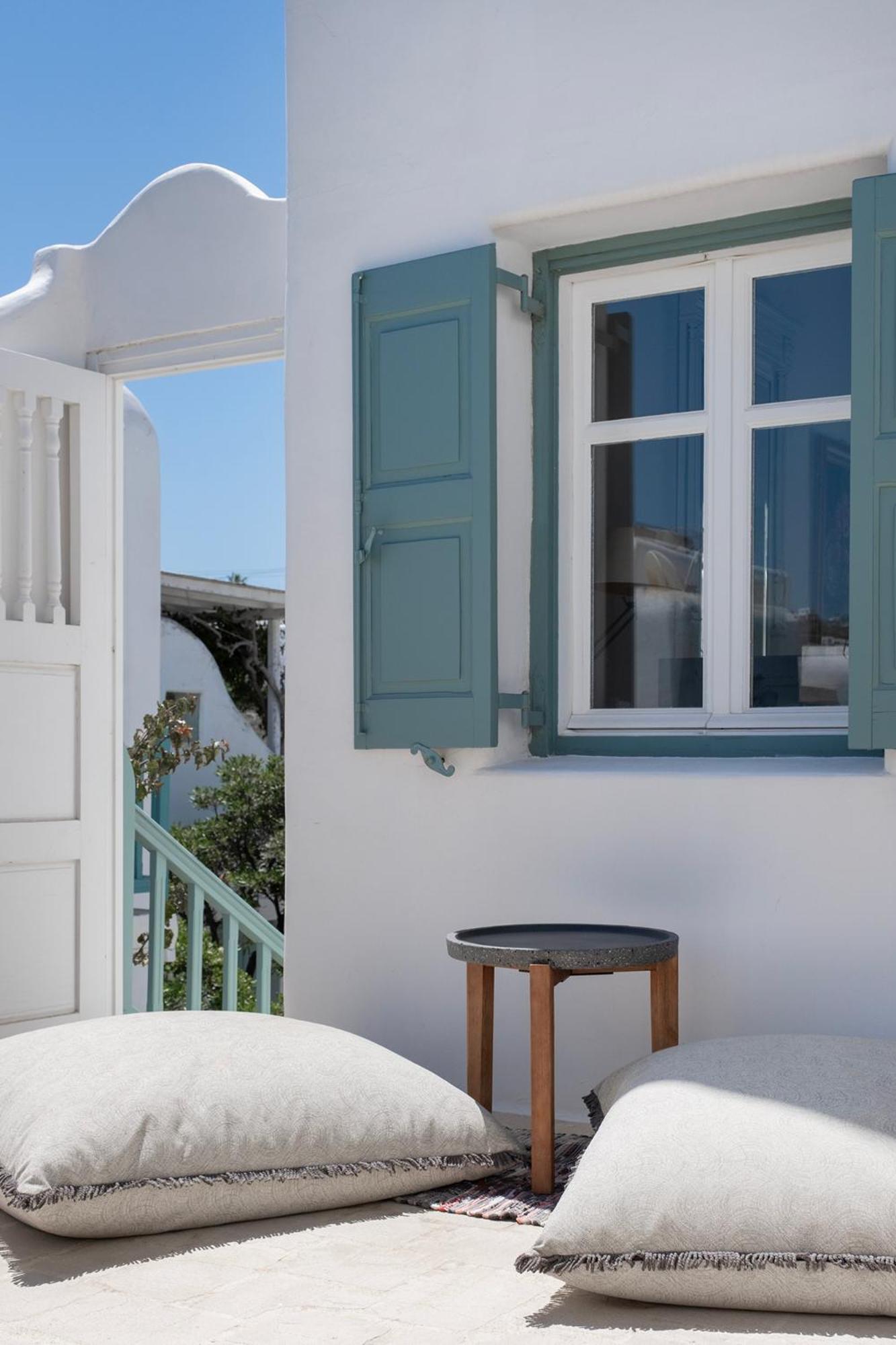 Mykonian Style W Shared Pool Houses & Nighttime Security Guard Ornós Eksteriør bilde