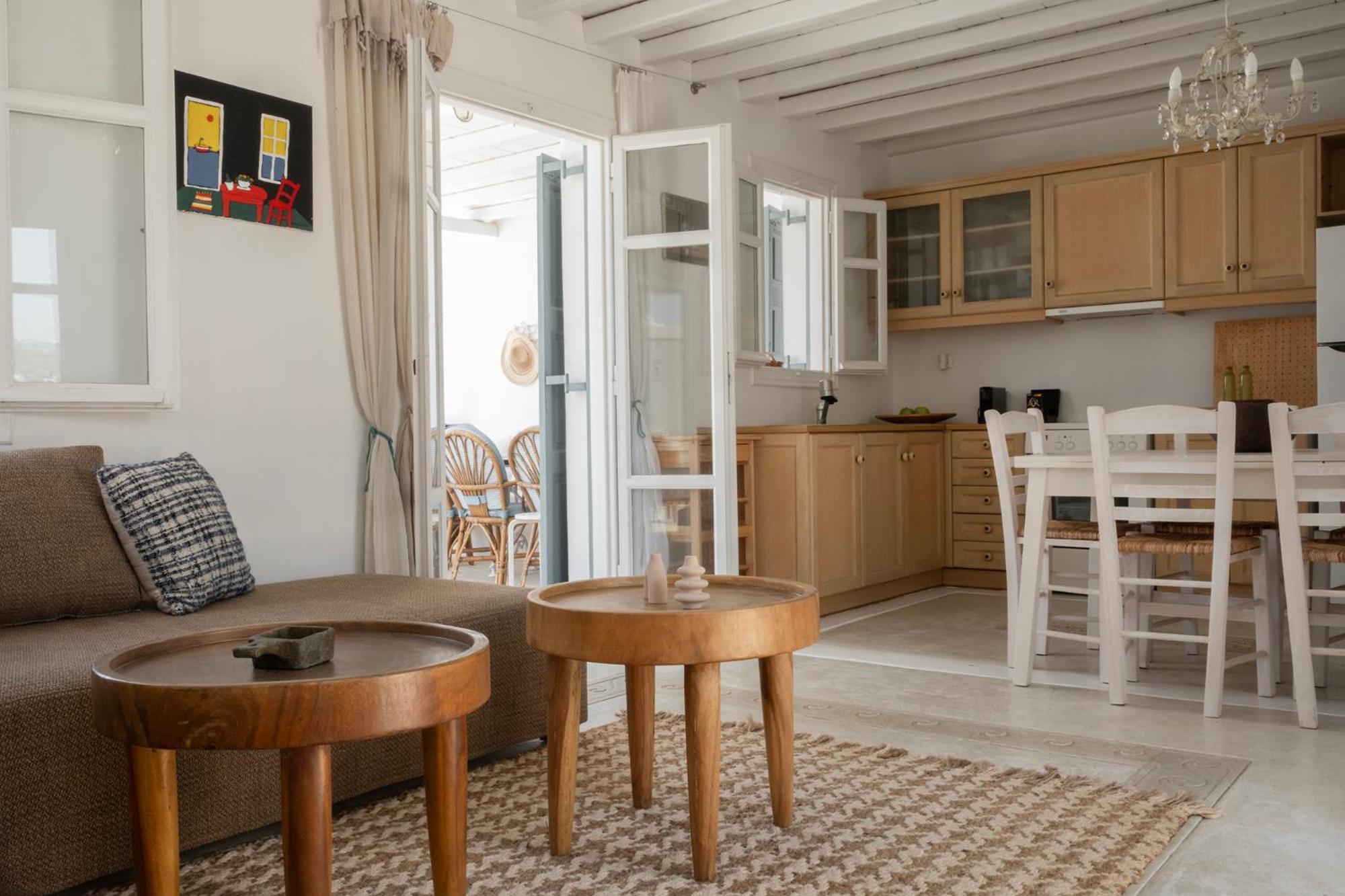 Mykonian Style W Shared Pool Houses & Nighttime Security Guard Ornós Eksteriør bilde